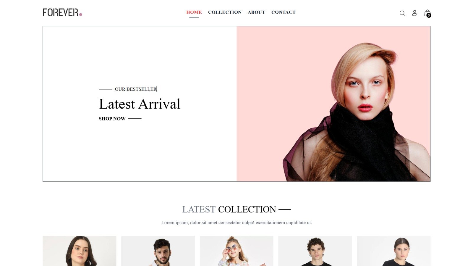 Forever - style that fits your every day. tile